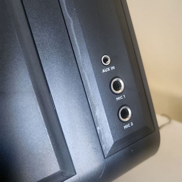 Black Karaoke Machine with Microphone - Picture 5 of 6